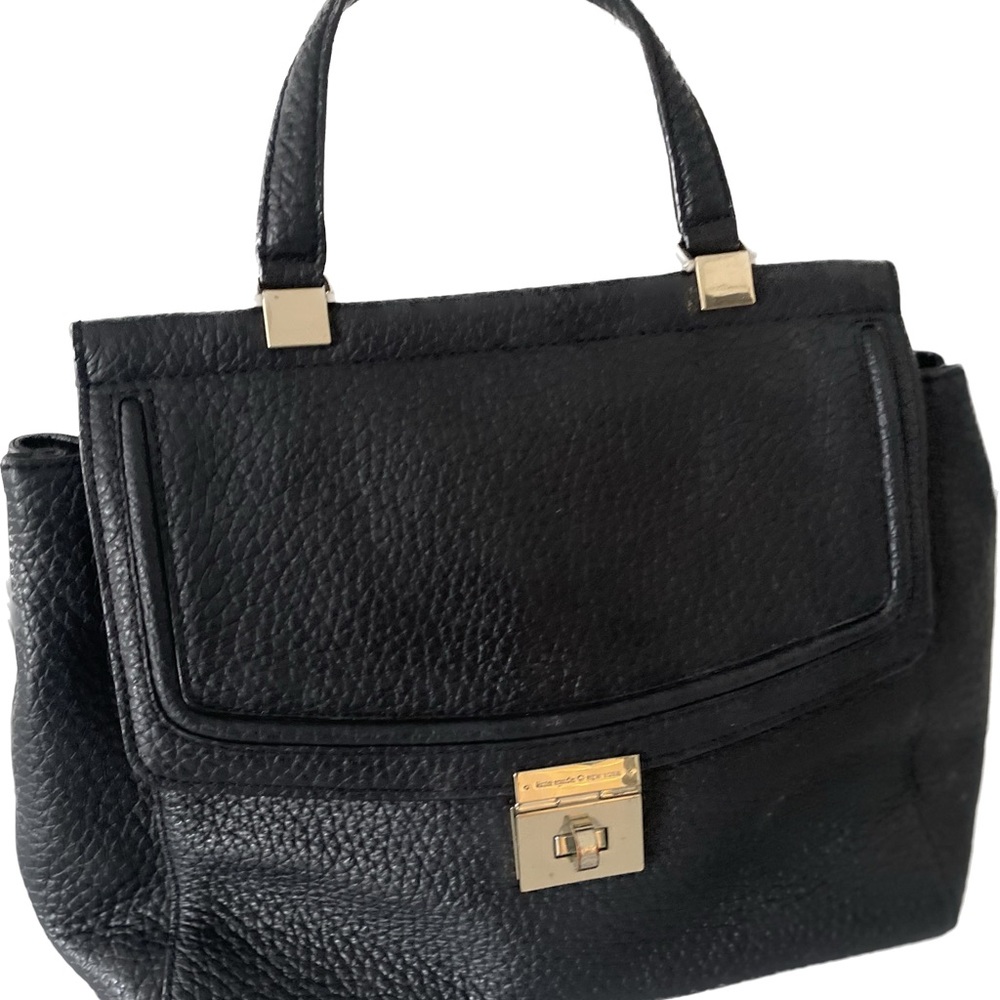 Kate spade, New York black leather satchel